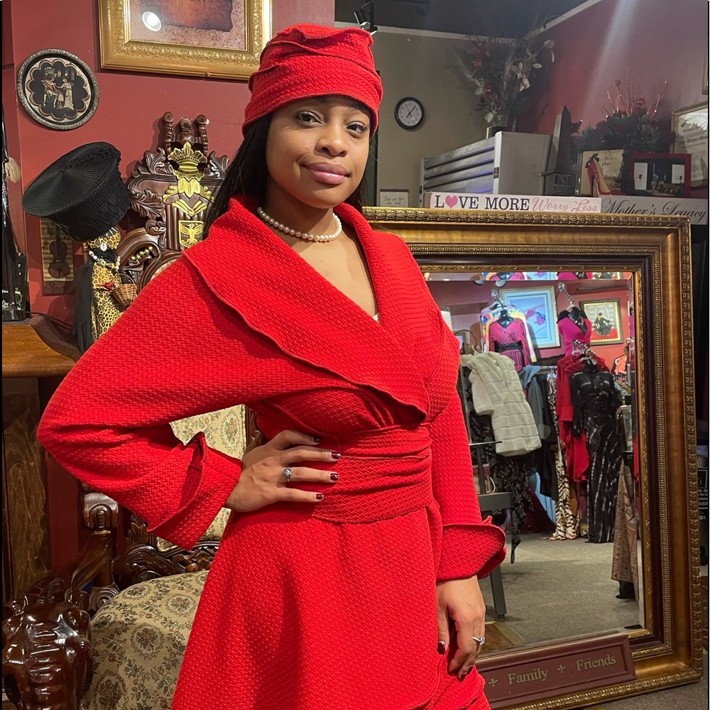 Red Wrap Jacket